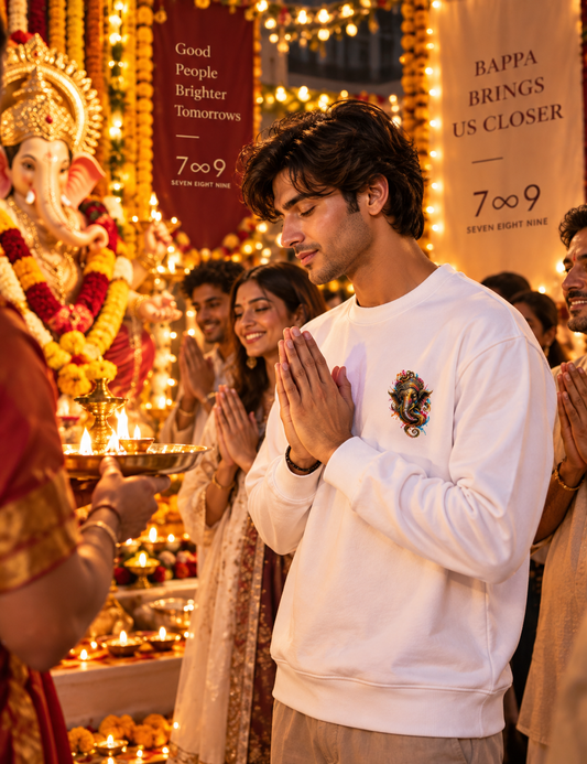 Ganesha Modern Sweatshirt