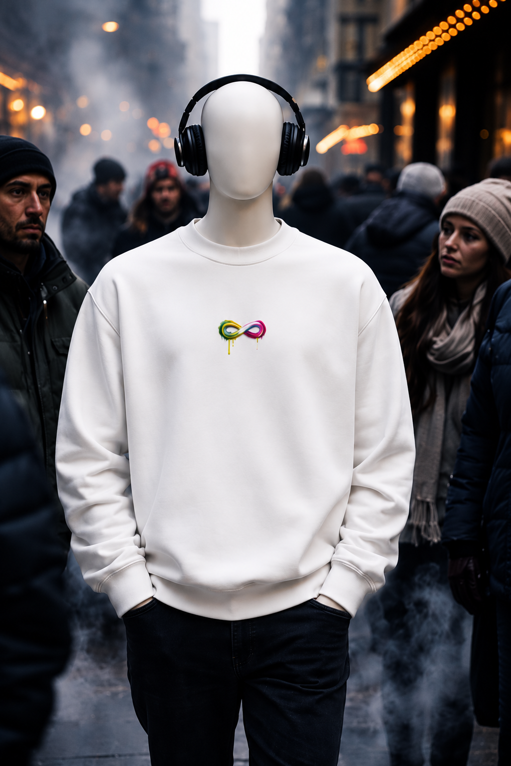 ∞ Neon Sweatshirt